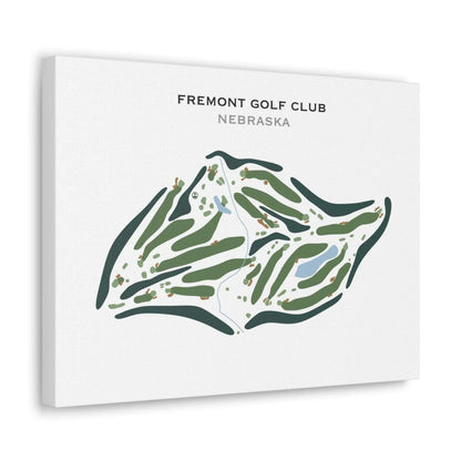 Fremont Golf Club, Nebraska - Printed Golf Course