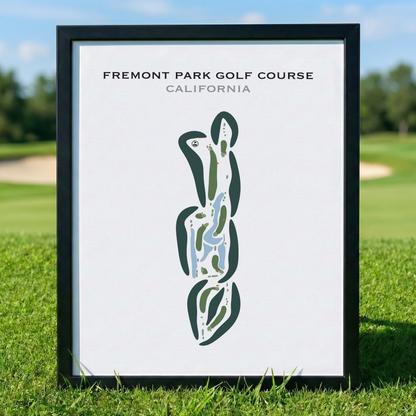 Fremont Park Golf Course, California - Printed Golf Courses