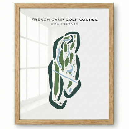French Camp Golf Course, California - Printed Golf Courses