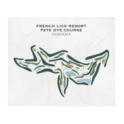 French Lick Resort, The Pete Dye Course, Indiana - Printed Golf Course