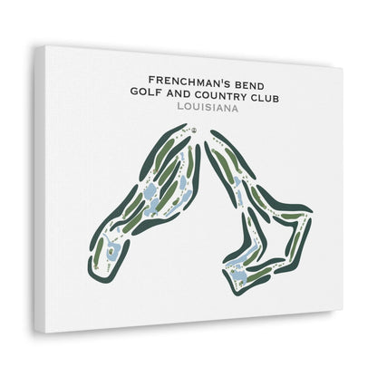 Frenchman's Bend Golf & Country Club, Louisiana - Printed Golf Course