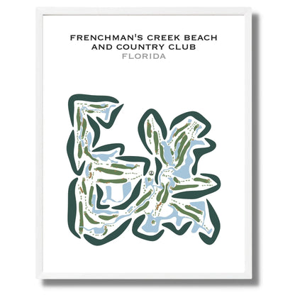 Frenchman's Creek Beach & Country Club, Florida - Printed Golf Courses
