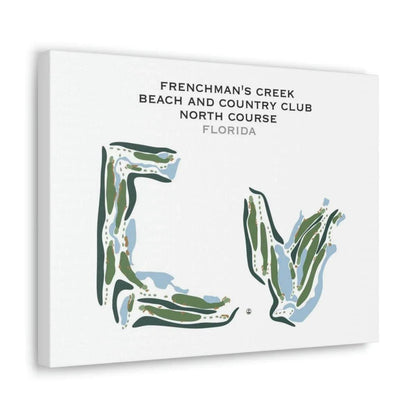 Frenchman's Creek Beach & Country Club North Course, Florida - Printed Golf Courses