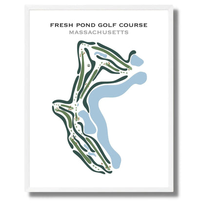 Fresh Pond Golf Course, Massachusetts - Printed Golf Courses