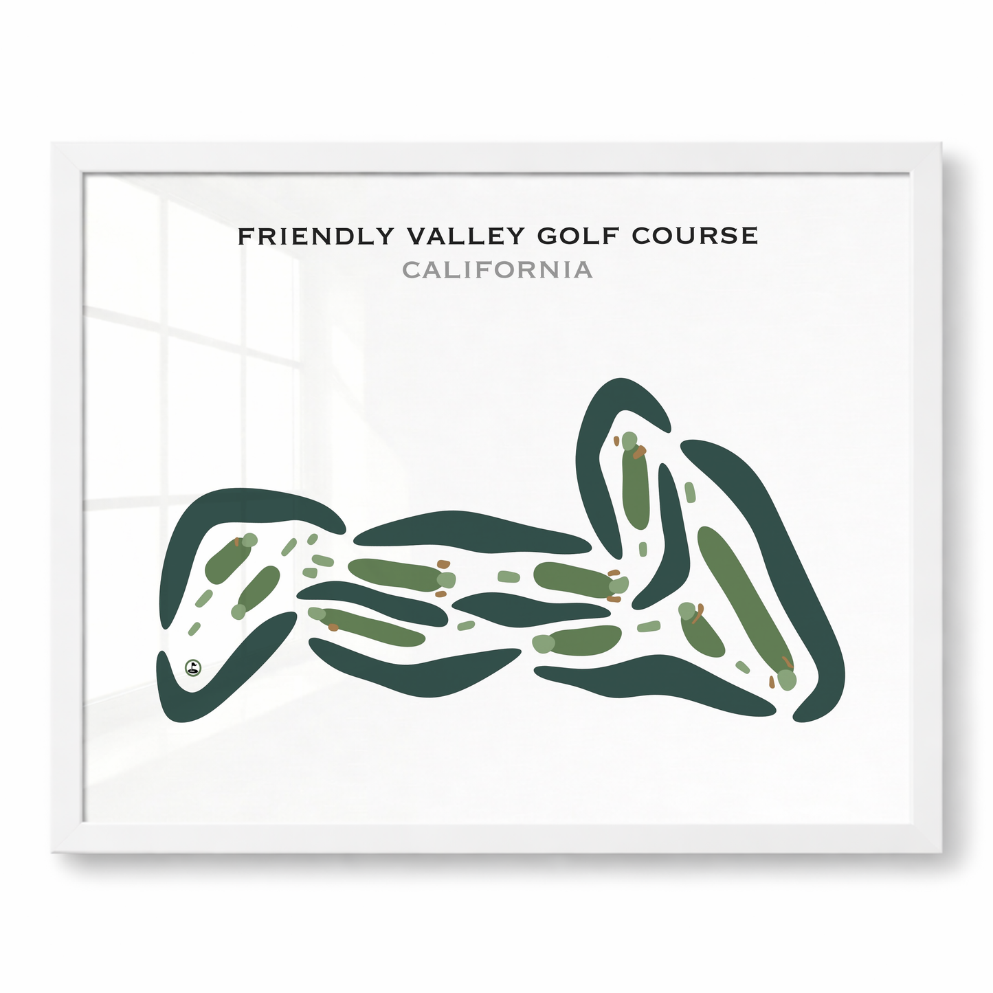 Friendly Valley Golf Course, California - Printed Golf Courses