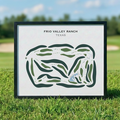 Frio Valley Ranch, Texas - Printed Golf Courses
