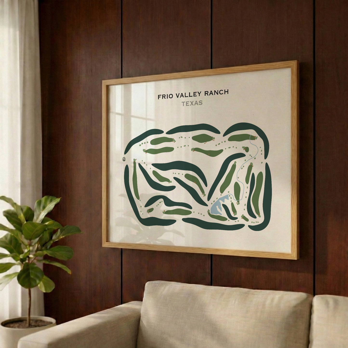 Frio Valley Ranch, Texas - Printed Golf Courses