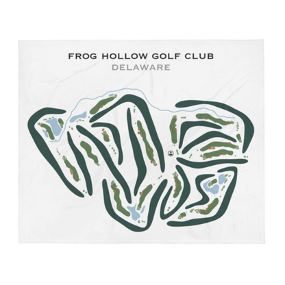 Frog Hollow Golf Club, Delaware - Printed Golf Courses