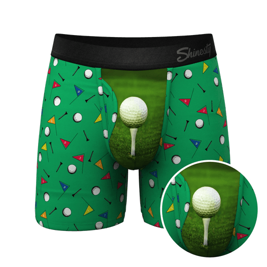FrontNineGolfBoxerWFly - GOLF LEAGUE