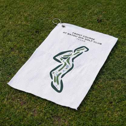 Front Course at Bayou Din Golf Club, Texas - Printed Golf Courses