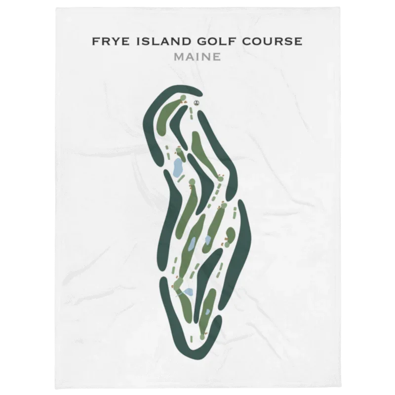 Frye Island Golf Course, Maine - Printed Golf Courses