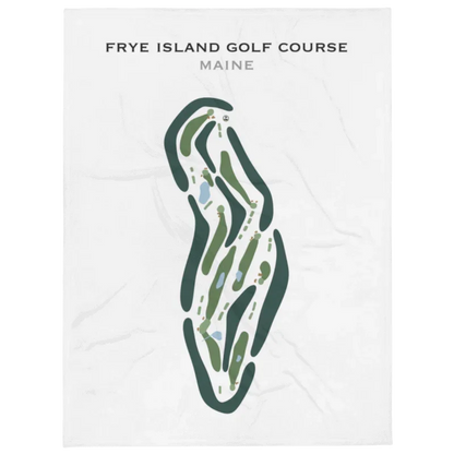 Frye Island Golf Course, Maine - Printed Golf Courses