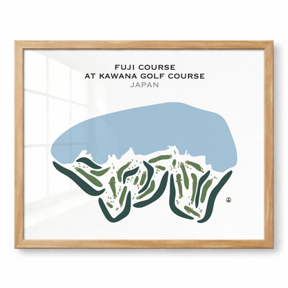 Fuji Course at Kawana Golf Course, Japan - Printed Golf Courses