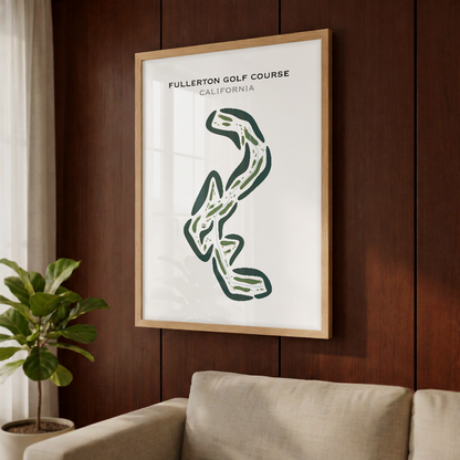 Fullerton Golf Course, California - Printed Golf Courses