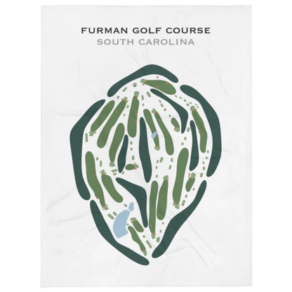Furman Golf Course, South Carolina - Printed Golf Courses