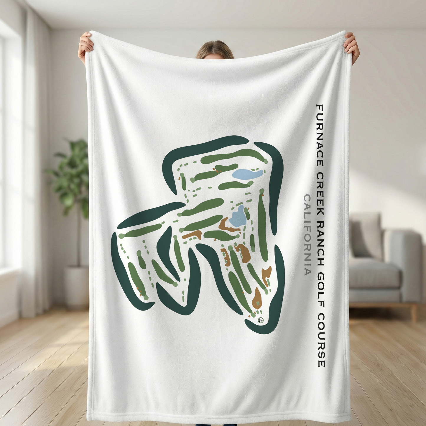 Furnace Creek Golf Course, California - Printed Golf Courses
