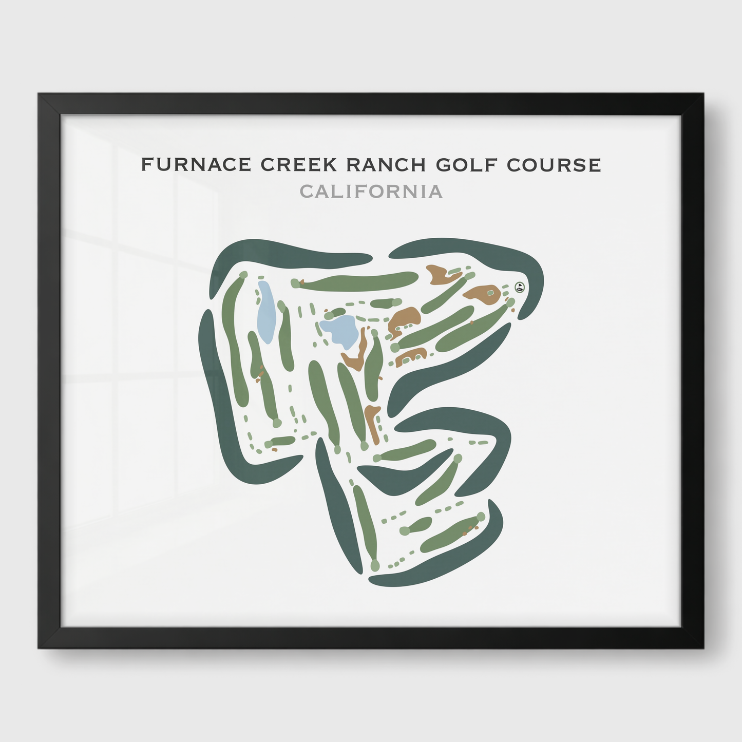 Furnace Creek Golf Course, California - Printed Golf Courses