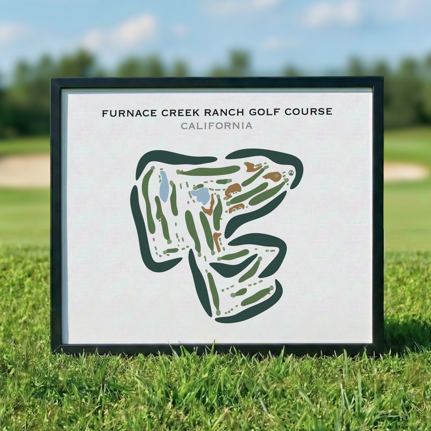 Furnace Creek Golf Course, California - Printed Golf Courses