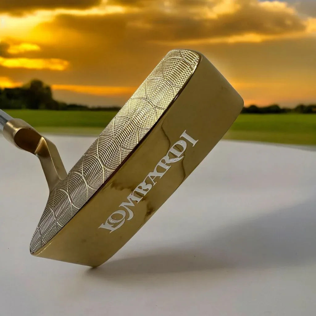 Lombardi Golf Custom Gold PC-308 Double Wide Blade-Golf Putter - GOLF LEAGUE