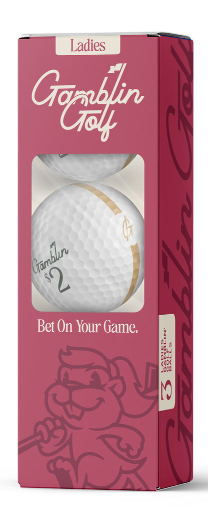 Womens Gamblin' Golf - Pack of 12 Balls