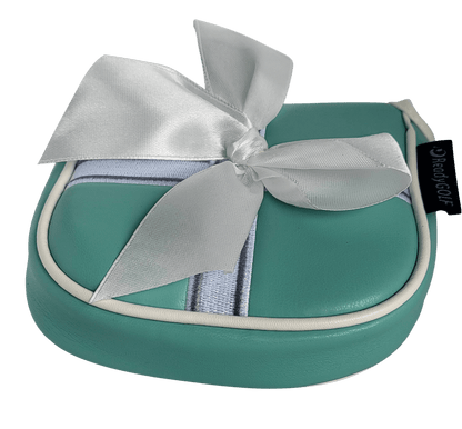 Gift Box (Blue) Embroidered Mallet Putter Cover by ReadyGOLF