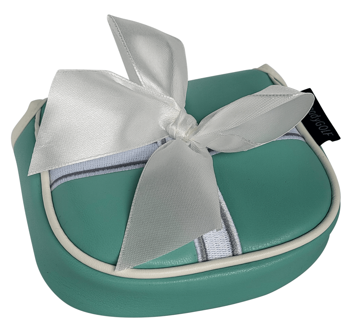 Gift Box (Blue) Embroidered Mallet Putter Cover by ReadyGOLF
