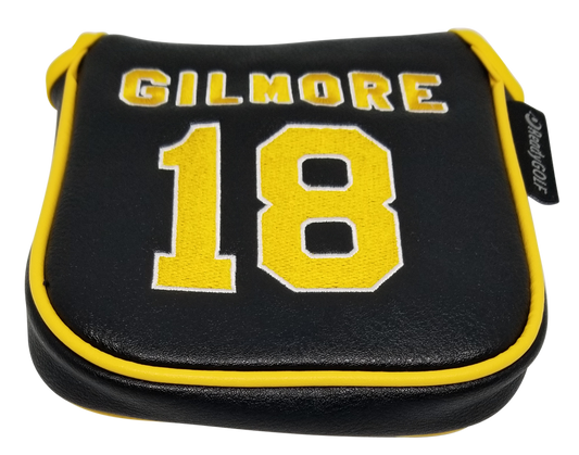 Gilmore #18 Jersey Embroidered Putter Cover - XL Mallet