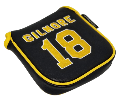 Gilmore #18 Jersey Embroidered Putter Cover - XL Mallet