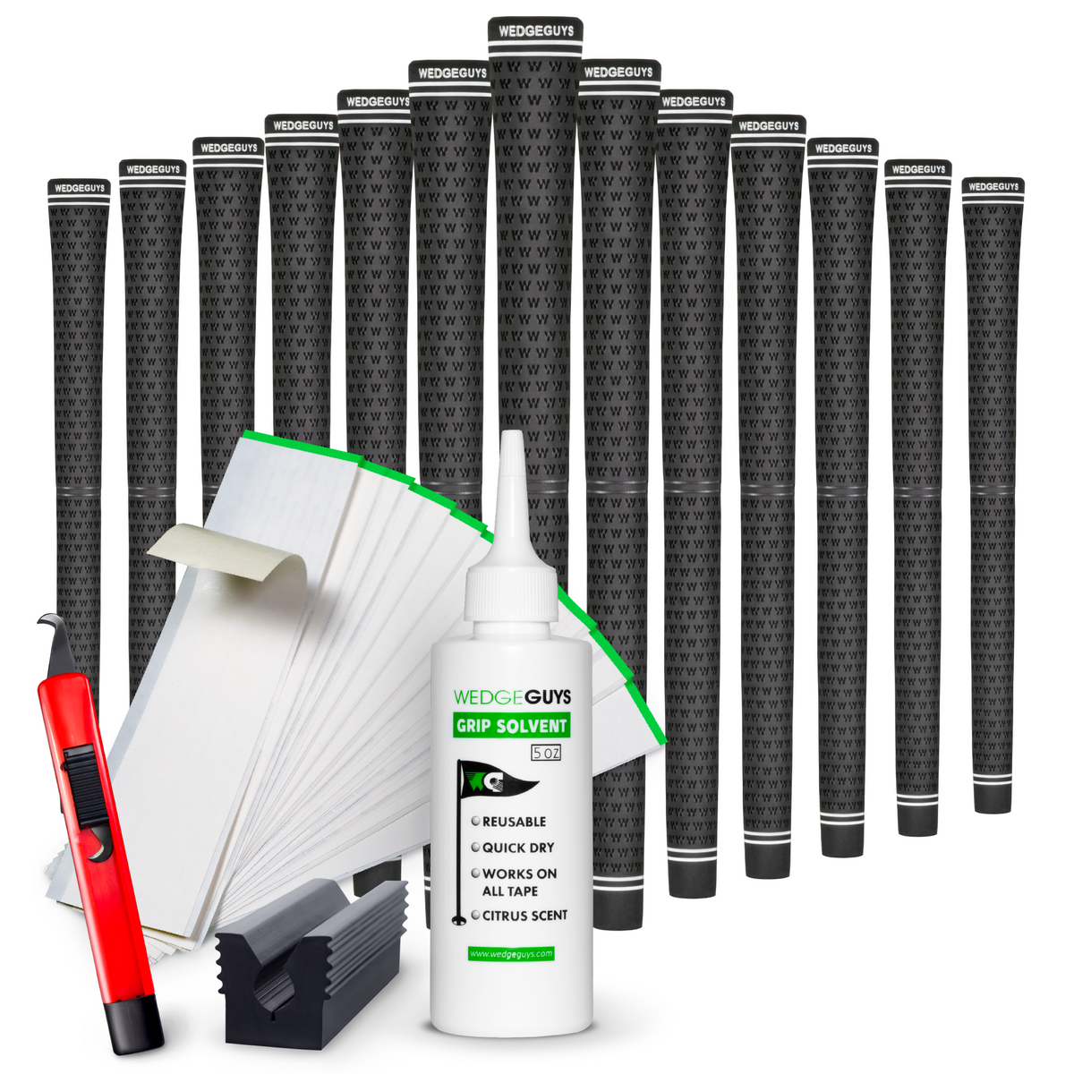 Wedge Guys GLP Velvet Golf Grips Bundle 13-Pack - Standard Midsize Oversize