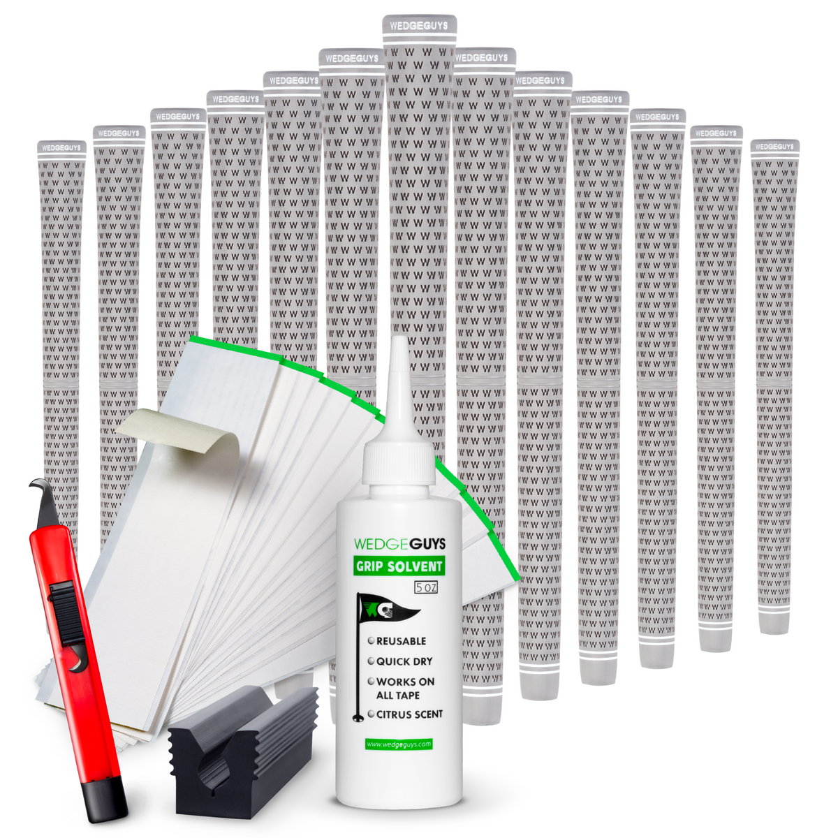Wedge Guys GLP Velvet Golf Grips Bundle 13-Pack - Standard Midsize Oversize