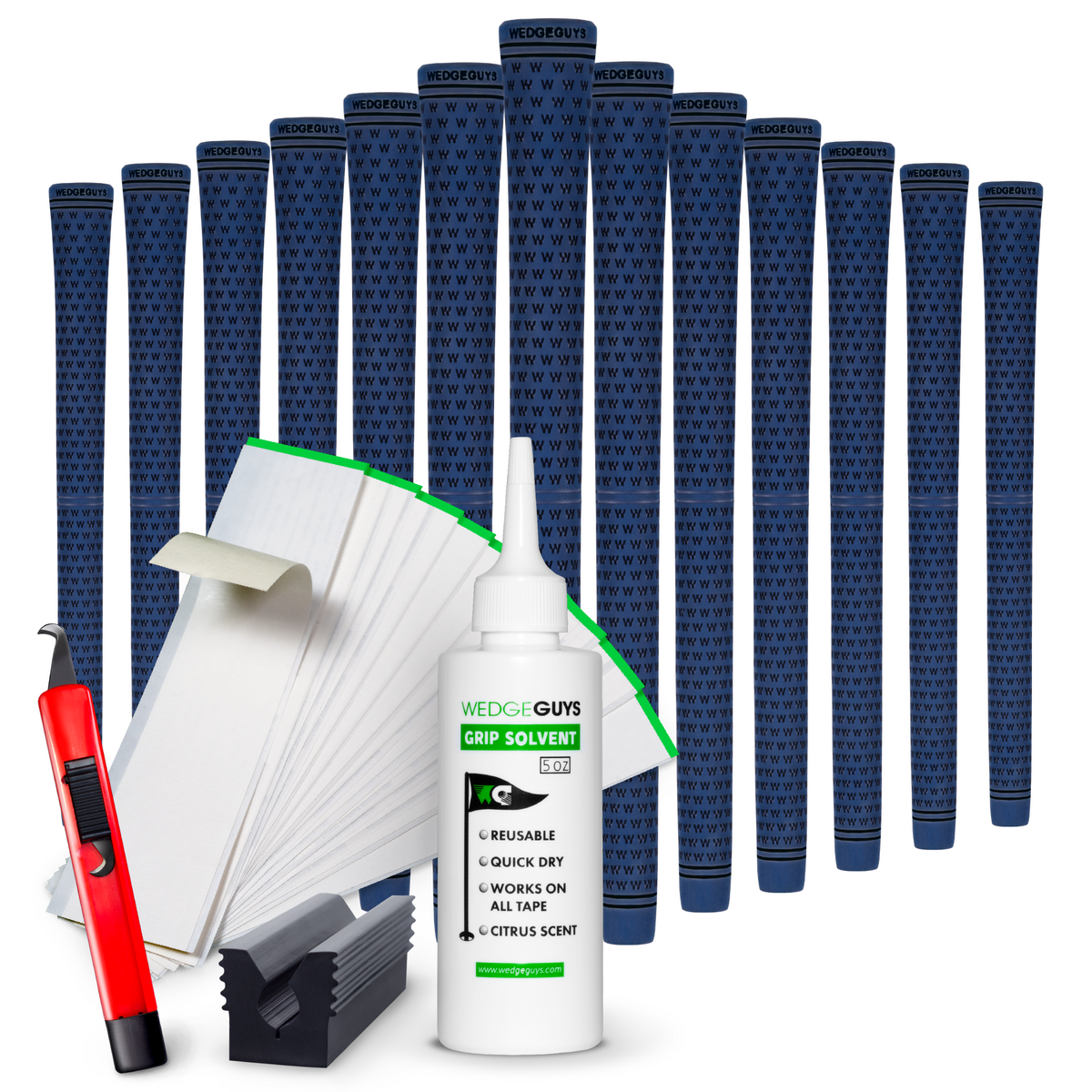 Wedge Guys GLP Velvet Golf Grips Bundle 13-Pack - Standard Midsize Oversize