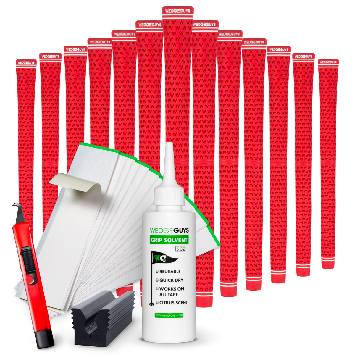 Wedge Guys GLP Velvet Golf Grips Bundle 13-Pack - Standard Midsize Oversize