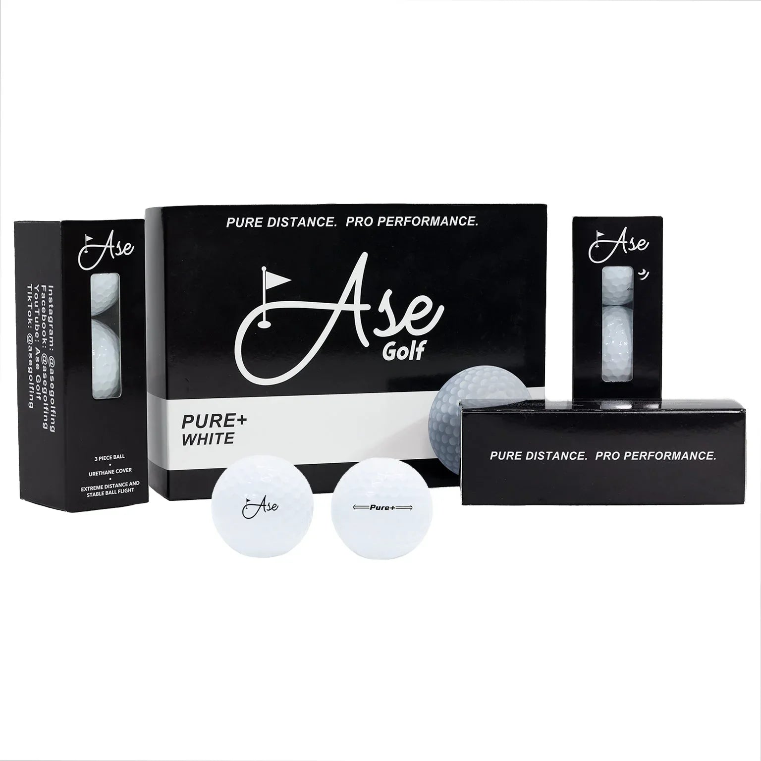 Ase Pure+ Golf Ball - GOLF LEAGUE