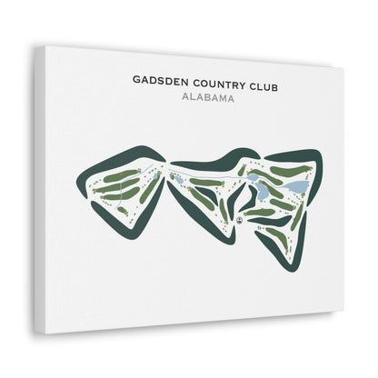 Gadsden Country Club, Alabama - Printed Golf Courses