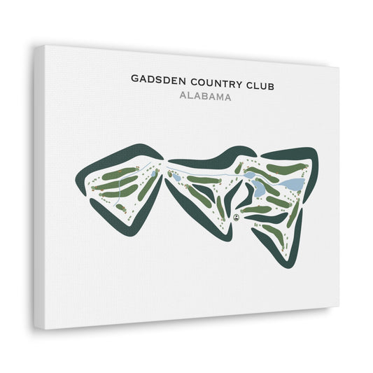 Gadsden Country Club, Alabama - Printed Golf Courses