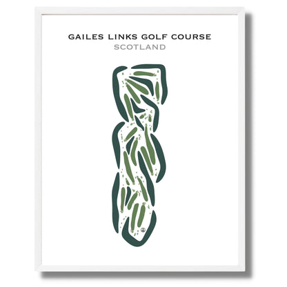 Gailes Links Golf Course, Scotland - Printed Golf Courses