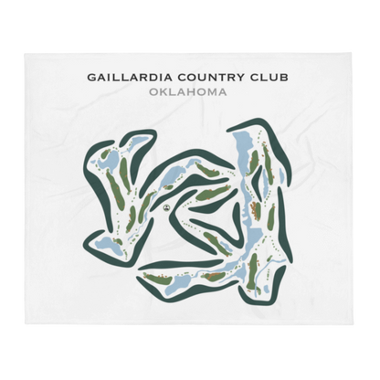Gaillardia Country Club, Oklahoma - Printed Golf Courses