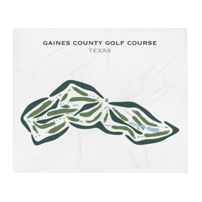 Gaines County Golf Course, Texas - Printed Golf Courses