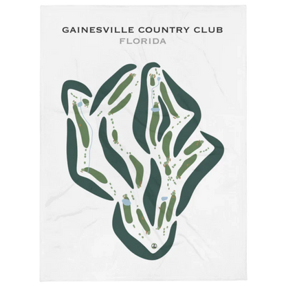 Gainesville Country Club, Florida - Printed Golf Courses