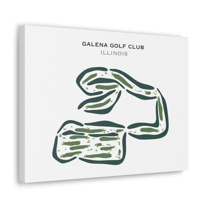 Galena Golf Club, Illinois - Printed Golf Courses