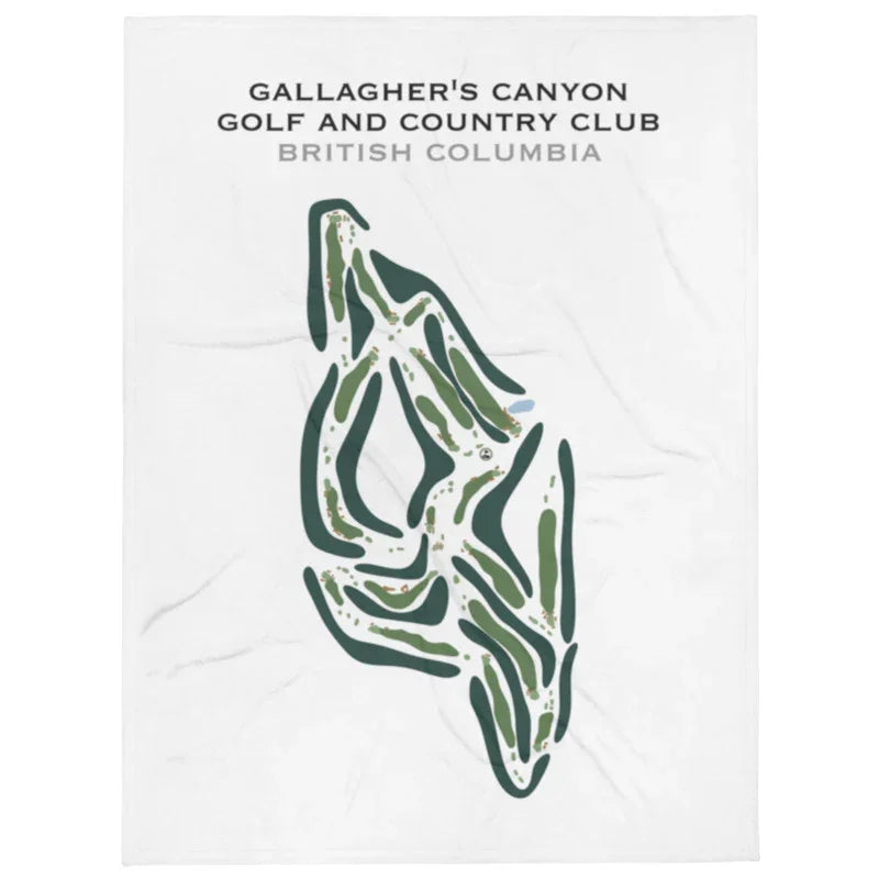 Gallagher's Canyon Golf & Country Club, British Columbia - Printed Golf Course