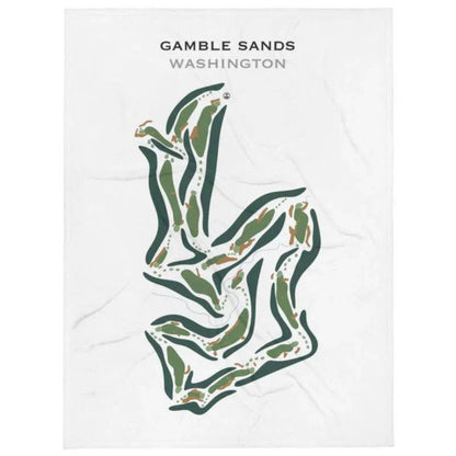 Gamble Sands, Washington - Printed Golf Courses
