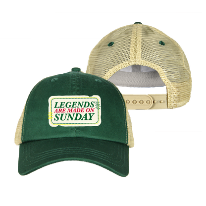 Cole Forest Green Unisex Youth Hat