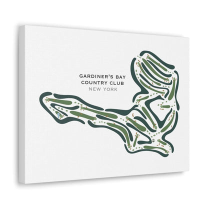Gardiner's Bay Country Club, New York - Printed Golf Courses