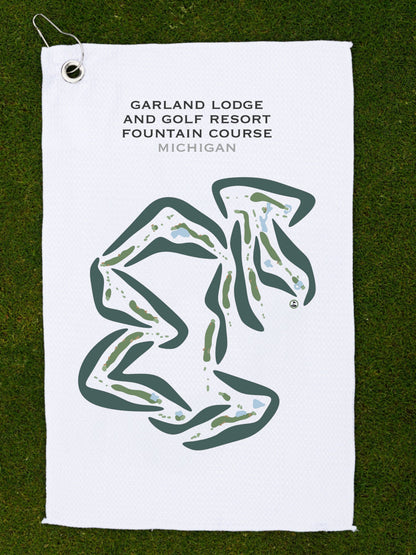 Garland Lodge & Golf Resort - Fountains Course, Michigan - Printed Golf Courses