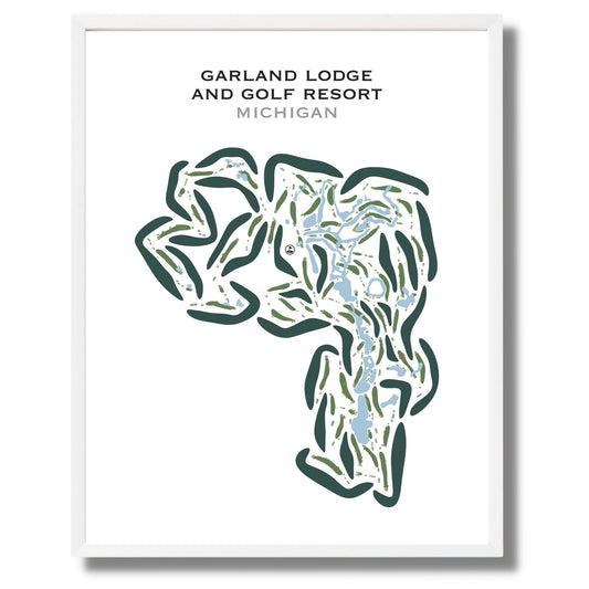 Garland Lodge & Golf Resort, Michigan - Printed Golf Courses