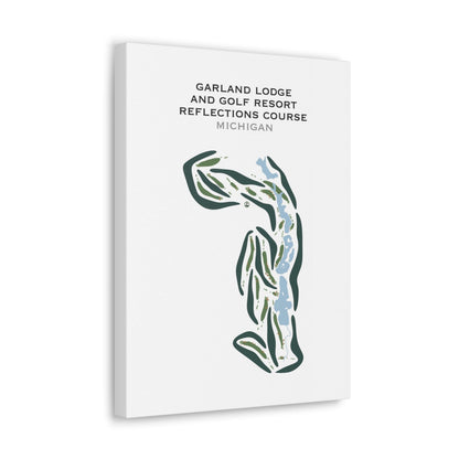 Garland Lodge & Golf Resort - Reflections Course, Michigan - Printed Golf Courses