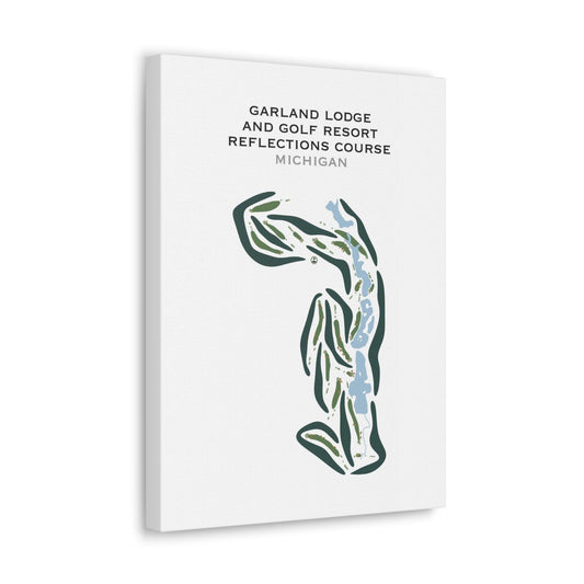 Garland Lodge & Golf Resort - Reflections Course, Michigan - Printed Golf Courses