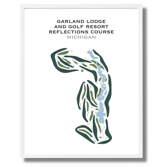 Garland Lodge & Golf Resort - Reflections Course, Michigan - Printed Golf Courses