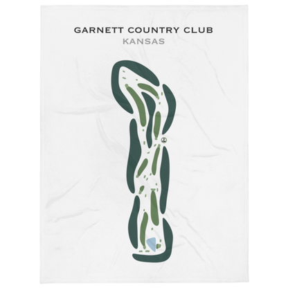 Garnett Country Club, Kansas - Printed Golf Courses